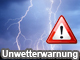 Unwetterwarnung Unwetterwarnung